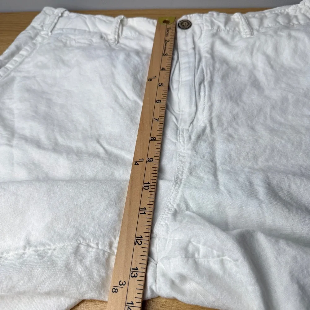 Polo Ralph Lauren Mens Linen Blend Shorts 36 Classic Fit Old Money Yacht Club